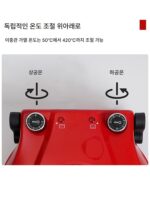 서양식 주방 인터넷 셀러브리티 더블 전기 가열 피자 오븐 휴대용 가정용 상업용 오븐 12인치 유럽 및 미국 신규 수출 - 이미지 2