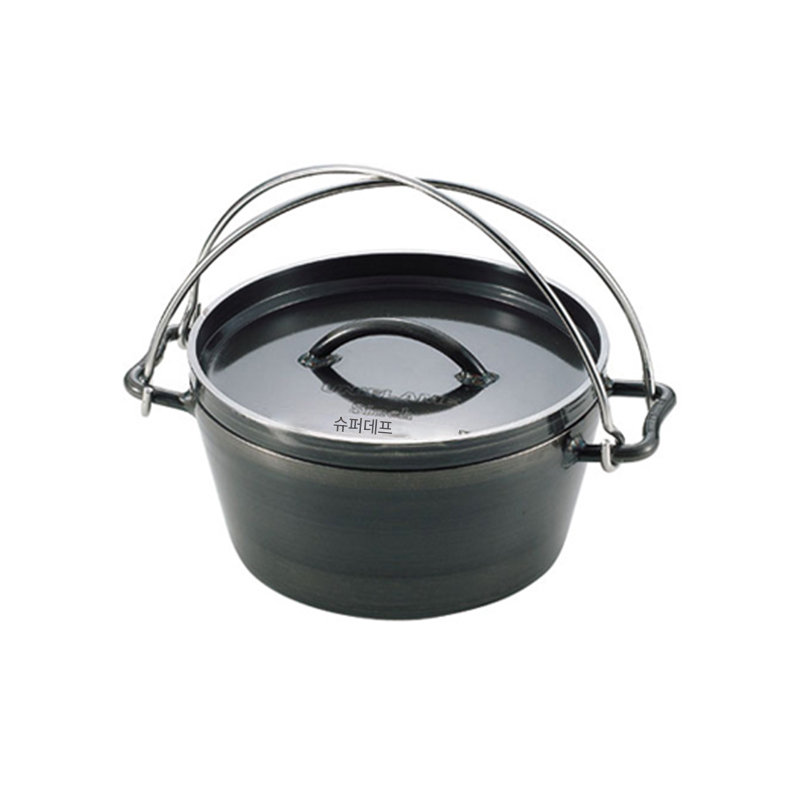 main_724074425446_0-1 일본산 무불화 야외 피크닉 캠핑 무거운 철제 냄비 철제 스튜 냄비 밥솥 - 이미지 1