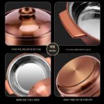 스테인리스 스틸 코코넛 치킨 냄비 상업용 구리 핫팟 이중 맛 냄비 수프 냄비 가정용 냄비 무코팅 유도 쿠커 전용 - 이미지 4