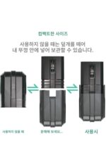 ELECOM CCP1BB BK 미니 미니 블루투스 무선 휴대용 음성 리모컨 무소음 소형 마우스 - 이미지 2