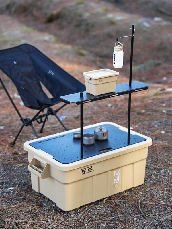 일본 THOR 보관함 커버 포함 야외 캠핑 장비 운반 상자 차량 보관 상자 의류 보관함