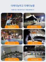 태양광 가로등 야시장 램프 초고휘도 충전식 램프 노점 야외 램프 캠핑 비상 조명 장수명 - 이미지 5