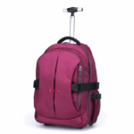 뒤로 운반 및 당길 수 있는 다기능 트롤리 백 비즈니스 러기지 백 옥스포드 천 방수 여행 가방 다중 포켓 컴퓨터 백 - 이미지 2