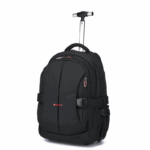 뒤로 운반 및 당길 수 있는 다기능 트롤리 백 비즈니스 러기지 백 옥스포드 천 방수 여행 가방 다중 포켓 컴퓨터 백 - 이미지 3