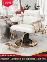 헤어살롱 승강회전 간편 퍼머 및 염색의자 인터넷 연예인 이발소 가벼운 고급 헤어커팅 의자 헤어살롱 전용 이발소 의자