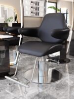 헤어살롱 승강회전 간편 퍼머 및 염색의자 인터넷 연예인 이발소 가벼운 고급 헤어커팅 의자 헤어살롱 전용 이발소 의자 - 이미지 5