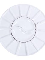 인터넷 셀럽 원형 테이블 접시 세트 새해맞이 모임 식기 크리에이티브 홈 플래터 조합 호텔 식사 부채꼴 플래터 - 이미지 4