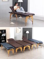 메노 오리지널 포인트 폴딩 마사지 베드 마사지 휴대용 홈 휴대용 침 뜸 치료 뷰티 베드 타투 베드 - 이미지 4