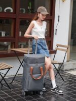 쇼핑 카트 소형 카트 가정용 접이식 가벼운 가정용 야채 카트 소형 트레일러 야외 휴대용 접이식 카트 - 이미지 4