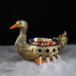 특별요리, 인터넷 셀러브리티 황금닭, 오리, 거위, 소 모양, 드라이아이스 알코올 겸용 식기, 농가호텔, 창의적인 접시 배열 - 이미지 3