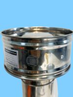 연기 파이프 방풍 캡 10cm 스테인리스 스틸 방수 캡 바베큐 스토브 연기 방지 역류 방지 액세서리 역류 방지 연기 레인 커버 - 이미지 3