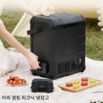휴대용 자동차 냉장고 압축기 냉장 겸용 냉동고 소형 냉장고 미니 야외 캠핑 냉장고 - 이미지 3