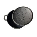 주철냄비 26cm 이중귀 평저 스튜냄비 두껍게 코팅 안된 수프냄비 - 이미지 2