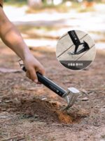 야외 도구 캠핑 망치 발톱 망치 못 제거기 다기능 휴대용 텐트 못 캠프 생존 장비 - 이미지 5