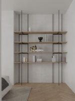 바닥부터 천장까지 칸막이 선반 다층 책장 벽면 바닥 수납 선반 사무실 한 단어 칸막이 디스플레이 선반