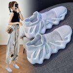 일본 GP 트레이닝 피트니스화 스킵 로프 두꺼운 바닥 러닝 머신화 요가 실내 부드러운 바닥 경량 충격 흡수 스포츠화 여성 - 이미지 5