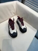 패션 컬러 매칭 라운드 헤드 하이킹화 2024 신상품 한국 두꺼운 바닥 높이 조절 캐주얼 스포츠화 올매치 아빠화 여성용 - 이미지 2