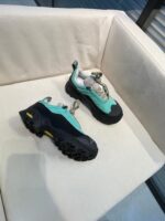 패션 컬러 매칭 라운드 헤드 하이킹화 2024 신상품 한국 두꺼운 바닥 높이 조절 캐주얼 스포츠화 올매치 아빠화 여성용 - 이미지 5