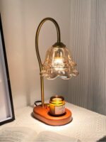 은방울꽃 아로마테라피 램프 멜팅 왁스 램프 프랑스 레트로 침실 침대 옆 램프 생일 선물 분위기 램프 무향 테이블 램프 - 이미지 4