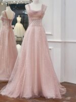 토스트 드레스 2025년 신상품 핑크 슬링 약혼 드레스 라이트 럭셔리 니치 하이엔드 기질 생일 파티 호스트 - 이미지 3