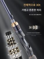 하오톤 메탈 마스터 루야 로드 M 튜닝 세트 장거리 스피닝 릴 퍼치 코크로치 스트레이트 핸들 건 핸들 팬 유즈 초보자용 - 이미지 2