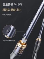 하오톤 메탈 마스터 루야 로드 M 튜닝 세트 장거리 스피닝 릴 퍼치 코크로치 스트레이트 핸들 건 핸들 팬 유즈 초보자용 - 이미지 3