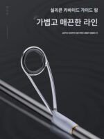 하오톤 메탈 마스터 루야 로드 M 튜닝 세트 장거리 스피닝 릴 퍼치 코크로치 스트레이트 핸들 건 핸들 팬 유즈 초보자용 - 이미지 4