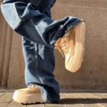 2025년 봄 신상품 키높이 두꺼운 밑창 신발 콘트라스트 컬러 라운드 투 캐주얼 신발 정품 가죽 부드러운 밑창 다용도 흰색 신발 여성용