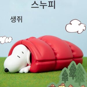 한국 스누피 침낭 무선 블루투스 마우스 사무실 홈 무소음 노트북 듀얼모드 마우스 귀엽다
