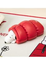 한국 스누피 침낭 무선 블루투스 마우스 사무실 홈 무소음 노트북 듀얼모드 마우스 귀엽다 - 이미지 2