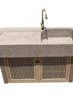 돌 세탁실 수영장 야외 대리석 수영장 정원 야외 통합 바닥형 안뜰 전체 돌 세면대 분지 - 이미지 5