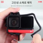 Insta360 One R 스포츠 카메라 어댑터 프레임, 콜드 슈 포트 보호 쉘, 래빗 케이지 액세서리 Oner에 적합 - 이미지 4