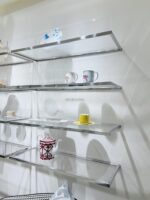 모던 심플 벽면 책장 선반 다층 상품 선반 디스플레이 선반 벽면 장착 신발 가방 디스플레이 선반 - 이미지 3