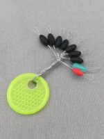 7+2 낚시 초소형 공간 콩 프리미엄 품질 실리콘 고무 대량 올리브 모양 낚시 장비 크기 액세서리 - 이미지 5