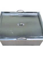 주문제작 상업용 가스 농축 스테인레스 스틸 내부 냄비 튀긴 닭고기 필레 쇄골 튀긴 반죽 스틱 미트볼 직사각형 프라이팬 - 이미지 4