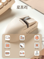 로프리 로프리 소교마우스 무선 3모드 블루투스 충전 귀여운 여자 노트북 아이패드 오피스 - 이미지 5