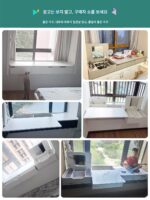 베이 윈도우 드레싱 테이블 슬라이딩 책상 책장 통합형 견고한 목재 수납 캐비닛 맞춤형 베이 윈도우 변형 유물 공간 활용 - 이미지 5