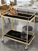 호텔 트롤리 다이닝 카트 와인 트롤리 모바일 트롤리 레스토랑 트롤리 KTV 음식 배달 트롤리 와인 트롤리 홈 - 이미지 3