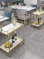 호텔 트롤리 다이닝 카트 와인 트롤리 모바일 트롤리 레스토랑 트롤리 KTV 음식 배달 트롤리 와인 트롤리 홈 - 이미지 4