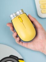 한국 미니언 만화 귀여운 무선 블루투스 마우스 스테레오 3D 사무실 홈 무소음 듀얼 모드 노트북 - 이미지 5