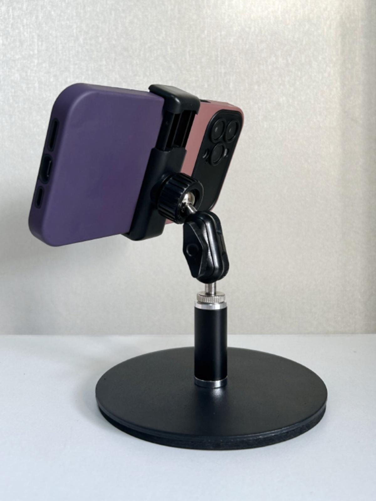 main_731933847003_0-1 로우 프로파일 데스크탑 디스크 모바일 폰 홀더 태블릿 스탠드 홈 데스크탑 모바일 폰 홀더 레이지 홀더 Magsafe 자기 흡입 - 이미지 1