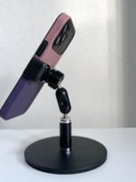 로우 프로파일 데스크탑 디스크 모바일 폰 홀더 태블릿 스탠드 홈 데스크탑 모바일 폰 홀더 레이지 홀더 Magsafe 자기 흡입 - 이미지 2