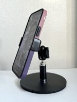 로우 프로파일 데스크탑 디스크 모바일 폰 홀더 태블릿 스탠드 홈 데스크탑 모바일 폰 홀더 레이지 홀더 Magsafe 자기 흡입 - 이미지 4