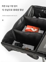 야외 캠핑 자가 운전 오프로드 여행 알루미늄 합금 전지형 다기능 조합 접합 리프팅 접이식 테이블 - 이미지 4