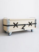 샤오무량핀 산업 스타일 트롤리 모바일 커피 레코드 캐비닛 야외 캠프 차량 오션 보드 보관 상자 - 이미지 5