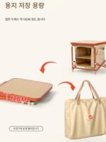 오프로드 캠핑 보관함 접이식 상자 사물함 접이식 테이블 야외 바베큐 피크닉 다기능 휴대용 잡화 상자 - 이미지 4