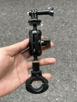 GoPro 핸들바 홀더 모바일 폰 카메라 홀더 360 스포츠 카메라 X3 오토바이 대시캠 홀더 - 이미지 4