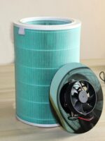 DIY 공기 청정기 간단한 수제 무소음 팬 필터 요소 연기 냄새 포름알데히드 머리카락 조절 가능한 속도 전원 공급 장치