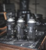 unit04 야외 캠핑 롱 가스 탱크 커버 250g 카드 타입 가스 탱크 전술 버클이 달린 걸이 가스 탱크 보호 커버 - 이미지 4