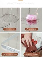 특대 두께 스테인리스 스틸 접이식 가정용 식탁 화덕 테이블 직사각형 테이블 스톨 바베큐 식탁 공장 직판 - 이미지 2